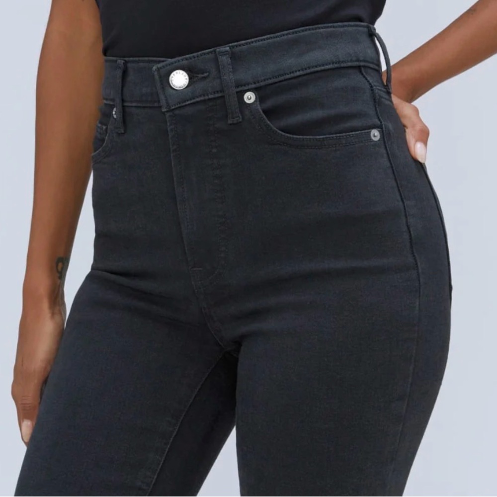 Everlane High-Rise Black Skinny Jeans